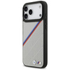 Custodia MagSafe con logo in metallo tricolore BMW M per iPhone 17 Pro Max (grigio)