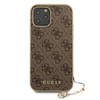 Guess 4G Charms Kollektion - iPhone 12 / iPhone 12 Pro Tasche (braun)