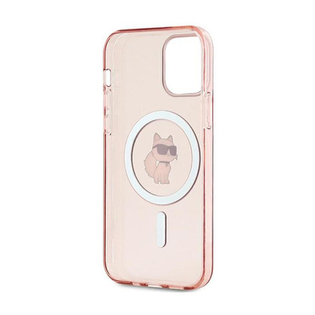 Karl Lagerfeld IML Choupette MagSafe - Coque iPhone 12 / iPhone 12 Pro (rose)