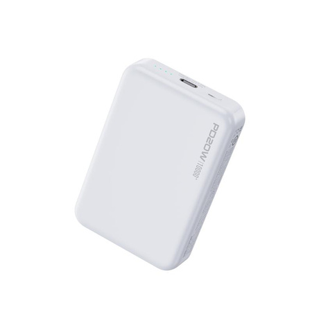 WEKOME WP-329 - Power bank induktív 10000 mAh gyors töltés PD 20W MagSafe (Fehér)