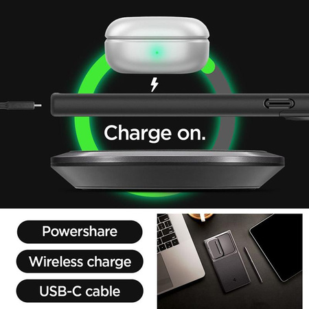 Spigen Optik Armor - Etui pour Samsung Galaxy S24 Ultra (Noir)