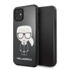 Karl Lagerfeld Double Layer Glitter Iconic - iPhone 11 Case (black)