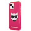 Karl Lagerfeld Choupette Head - iPhone 13 mini case (fluo pink)