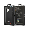 BMW Leather Hot Stamp Tricolor MagSafe - Case for iPhone 14 (Black)