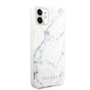 Guess Marble - Coque pour iPhone 11 (blanc)