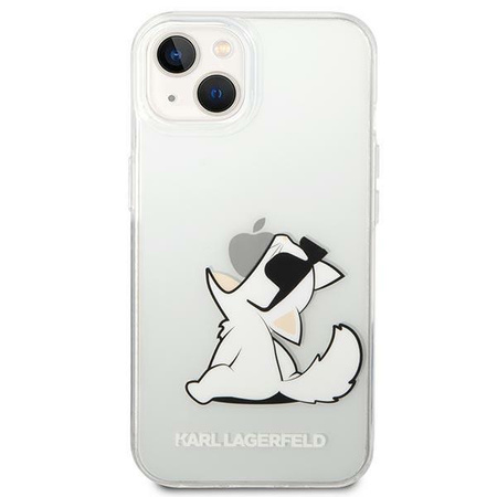 Karl Lagerfeld Choupette Fun-Sonnenbrille - iPhone 14 Etui (Transparent)