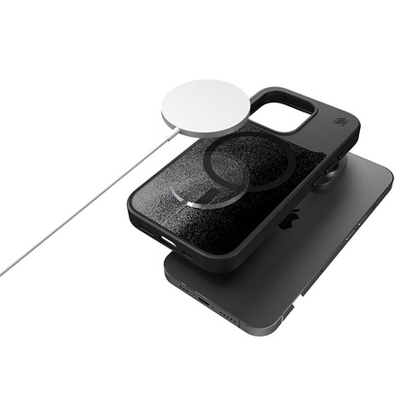 STM Relax Sand MagSafe - Anti-stressz tok iPhone 15 (Fekete / Szürke)