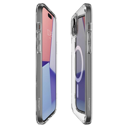 Spigen Ultra Hybrid MagSafe - pouzdro pro iPhone 15 Plus (bílé)
