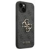Guess 4G Big Metal Logo - Coque pour iPhone 14 Plus (gris)