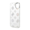 Guess Peony Glitter Case - iPhone 14 Plus (Transparent)