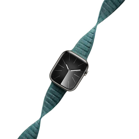 Crong Melange - Magnetarmband für Apple Watch 44/45/46/49 mm (türkis meliert)