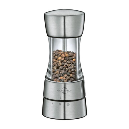 Küchenprofi Monaco - Pepper or Salt Mill with Ceramic Grinding Mechanism 14×6 cm