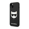 Karl Lagerfeld Choupette Head MagSafe Silicone - Case for iPhone 14 Plus (Black)