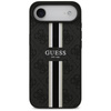 Guess 4G Printed Stripes MagSafe - Pouzdro iPhone Air (černé)