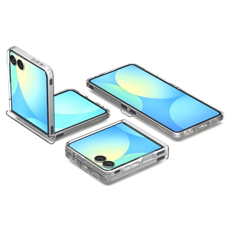 Spigen Ultra Hybrid Pro MagSafe - Case for Samsung Galaxy Z Flip 7 (Clear/White)
