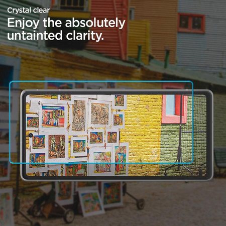 Spigen Alm Glas.TR 2-Pack - Tvrzené sklo pro Google Pixel 7A (2 kusy.) (Transparentní)