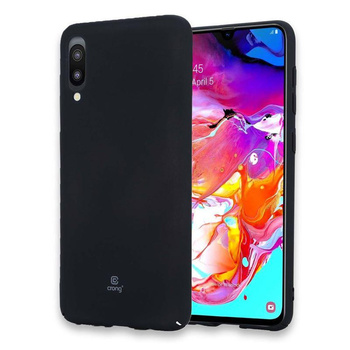 Crong Smooth Skin - Samsung Galaxy A10 tok (fekete)
