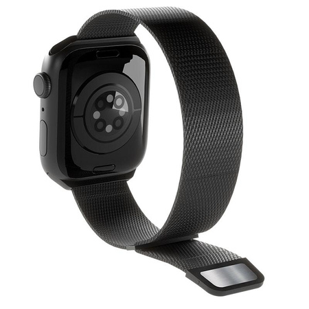 Puro Milanese Magnetic Band - Řemínek z nerezové oceli pro Apple Watch 38/40/41/42 mm (černý)