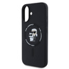 Karl Lagerfeld Silikonové pouzdro Karl & Choupette Ring MagSafe - iPhone 16 (černé)