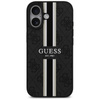 Guess 4G Printed Stripes MagSafe - Pouzdro iPhone 17 (černé)