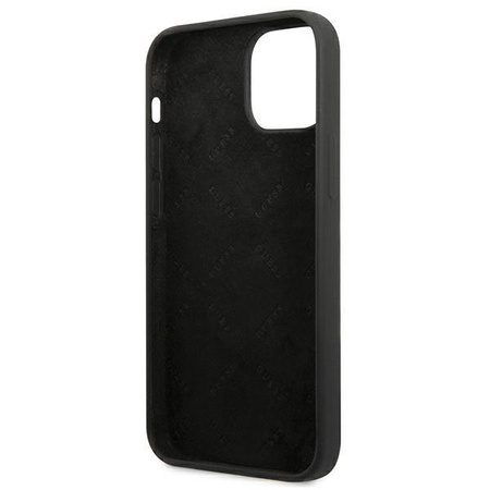 Guess Silikon Dreieck Logo - iPhone 13 mini Tasche (schwarz)