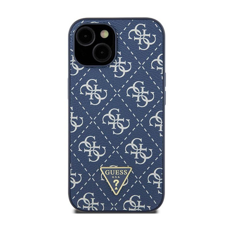 Guess 4G Triangle Metal Logo - Case for iPhone 15 Plus (blue)