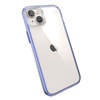 Speck Presidio Perfect-Clear mit Aufprallgeometrie - iPhone 15 Plus / 14 Plus Hülle mit MICROBAN-Beschichtung (Clear / Grounded Purple)
