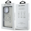Karl Lagerfeld IML Rhinestones Karl Head - Case for iPhone 16 Pro Max (black)