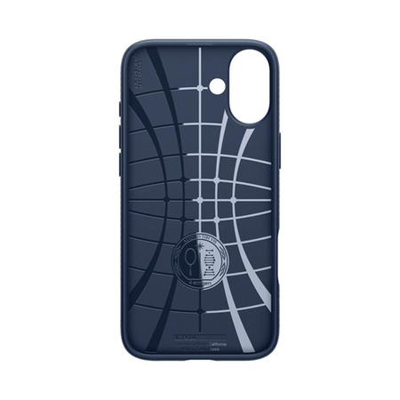 Spigen Liquid Air - tok iPhone 16 készülékhez (sötétkék)
