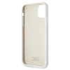 Karl Lagerfeld Silicone Stack Logo - pouzdro pro iPhone 11 (bílé)