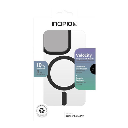 Incipio Velocity MagSafe - Case iPhone 16 Pro (Clear / Black)