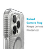 Speck Presidio Perfect-Clear with Grips + MagSafe - Étui pour iPhone 14 Pro Max avec revêtement MICROBAN (transparent)
