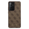 Guess 4G Metall Logo - Samsung Galaxy S21 Ultra Tasche (braun)