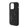 Karl Lagerfeld szilikon Karl Script - iPhone 15 Pro tok (fekete)
