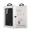 Bmw Leder Hot Stamp - Samsung Galaxy S21 FE Tasche (schwarz)