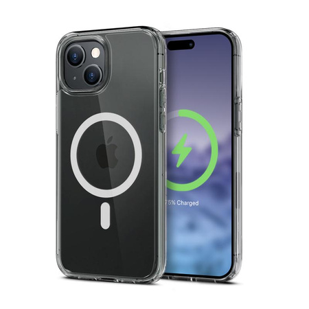 Crong Clear MAG Cover - iPhone 15 Plus MagSafe tok (átlátszó)