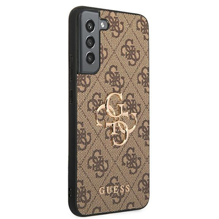 Guess 4G Big Metal Logo - Samsung Galaxy S22+ Case (brown)