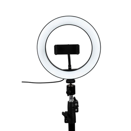 Grundig - Lampe annulaire LED avec trépied pour photos, selfie, maquillage