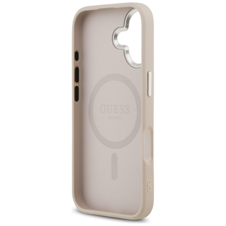 Guess Triangle Logo MagSafe - Pouzdro iPhone 17 (Růžová)