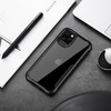 Crong Hybrid Clear Cover - iPhone 11 Pro tok szett (fekete) + 9H hibrid üveg