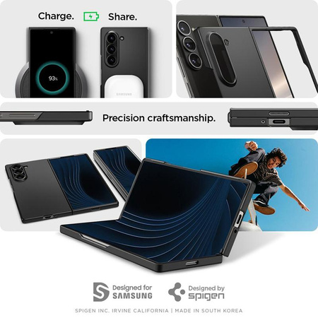 Spigen Airskin - Schutzhülle für Samsung Galaxy Z Fold 6 (Schwarz)