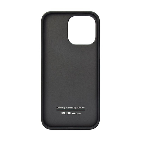 Audi valódi bőr - iPhone 14 Pro Max tok (fekete)