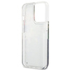 Guess Liquid Glitter Flower - Coque iPhone 13 Pro Max (bleu)