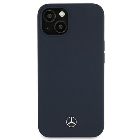 Mercedes Silicone Line - Pouzdro na iPhone 13 mini (tmavě modré)