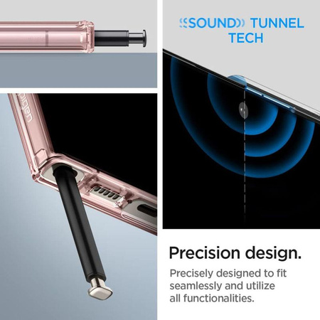 Spigen Ultra Hybrid - Etui pour Samsung Galaxy S23 Ultra (Rose Crystal)