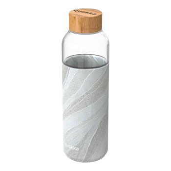 Quokka Flow - Butelka na wodę ze szkła 660 ml (White Stone)