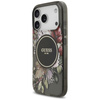 Guess IML Flowers Electro Pearl Strap MagSafe - Case iPhone 17 Pro (black)