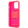 Karl Lagerfeld Choupette Head - iPhone 13 Pro Tasche (fluo rosa)