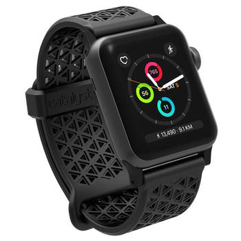 Catalyst Sport Band - Elastisches Armband für Apple Watch 38/40/41 mm (Stealth Black)