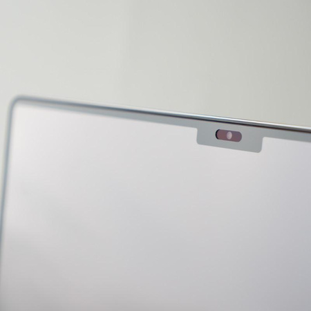 Moshi iVisor XT - Bildschirmschutzfolie für MacBook Pro 14" (M3/M2/M1/2023-2021) (schwarzer Rahmen)